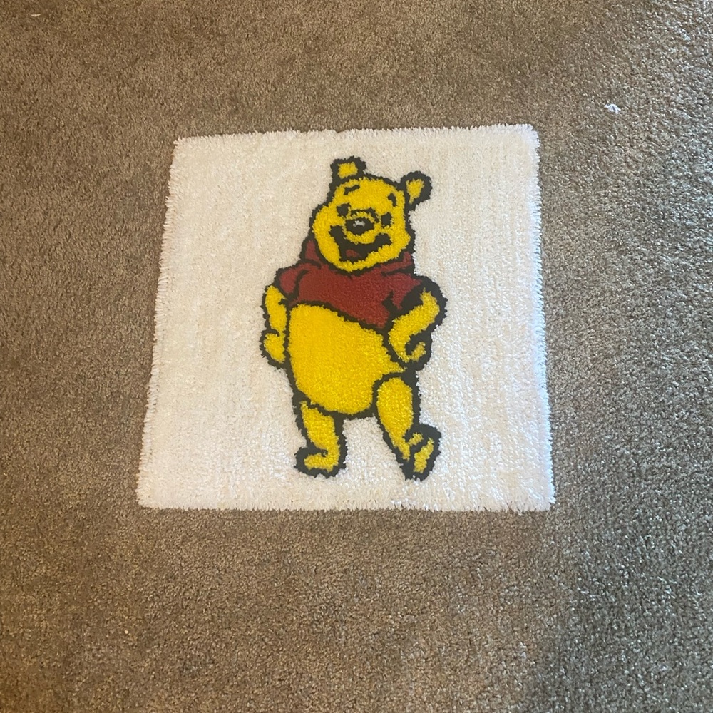 Winnie the Pooh Decorative Rug - Yellow and Red